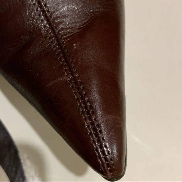 Nine West women’s genuine leather heel boots - Picture 4 of 10